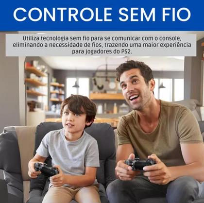 Imagem de Controle Joystick Sem Fio Com Dupla Vibração 