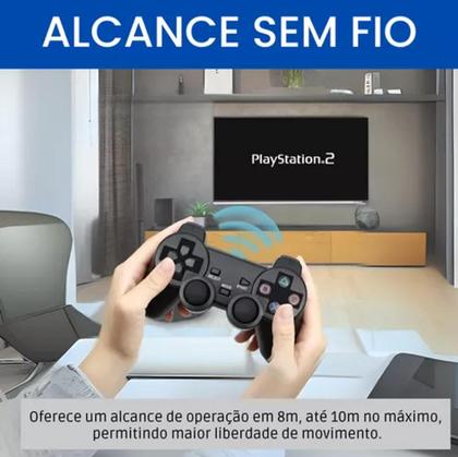 Imagem de Controle Joystick Sem Fio Com Dupla Vibração 