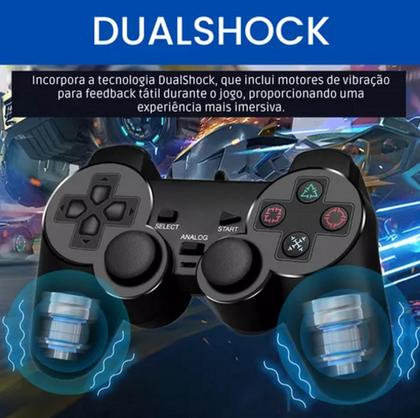 Imagem de Controle Joystick Sem Fio Com Dupla Vibração 