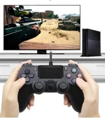Imagem de Controle Joystick Sem Fio Compatível Ps4 Playstation 4