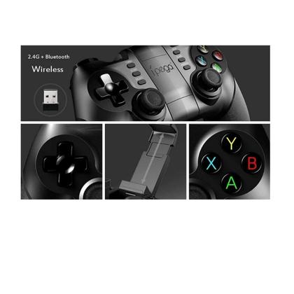 Imagem de Controle Joystick sem fio Wireless bluetooth PG-9076 preto Suporte de celular e notebook