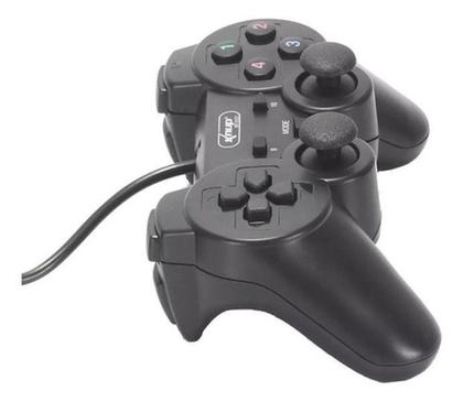 Imagem de Controle joystick usb com fio para pc e notebook em embalagem de saco plastico - kp-cn701 s/ - Knup