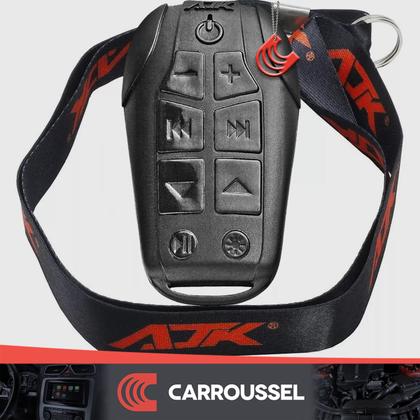 Imagem de Controle Longa Distancia AJK Para Radio Som Automotivo Paredão Trio com Voltimetro e 2 Strobos LED