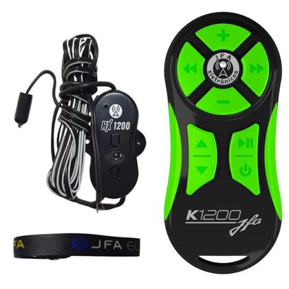 Imagem de Controle Longa Distancia Jfa K1200 Universal Preto com Verde 1200m