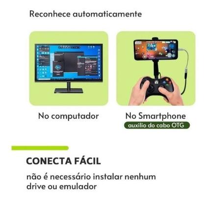 Imagem de Controle Manete Com Fio Compatível Xbox 360 Joystick Top
