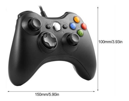 Imagem de Controle Manete Joystick Para Pc Xbox 360 Tv Com Fio Usb