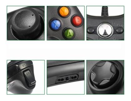 Imagem de Controle Manete Joystick Para Pc Xbox 360 Tv Com Fio Usb