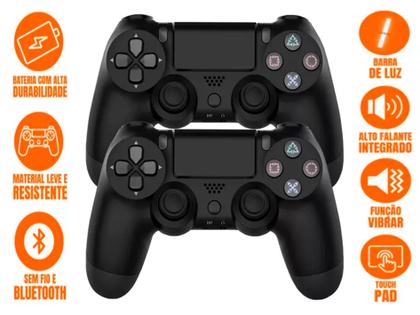 Imagem de Controle Manete Sem Fio Compativel Com  Ps4Playstation Gamer