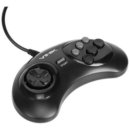 Imagem de Controle para pc com fio usb modelo mega 6 botoes