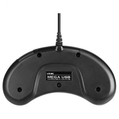 Imagem de Controle para pc com fio usb modelo mega 6 botoes