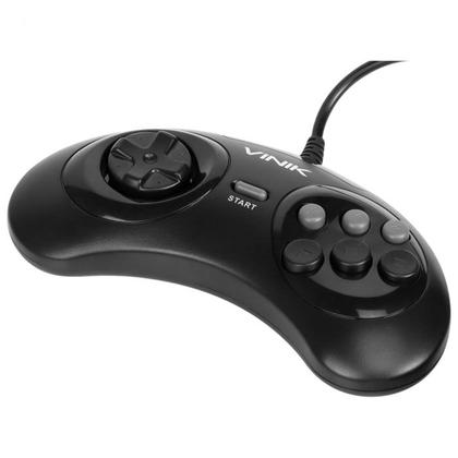 Imagem de Controle para pc com fio usb modelo mega 6 botoes