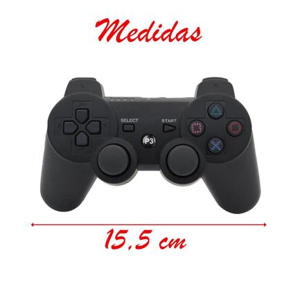 Imagem de Controle Para Plays 3 Ps3 Dual Shock Wirelless Sem Fio