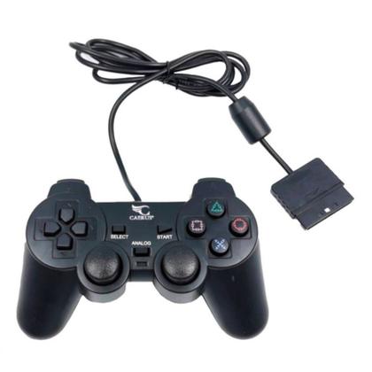 Imagem de Controle Para Ps2 Joystick Com Fio e Analógico Dualshock