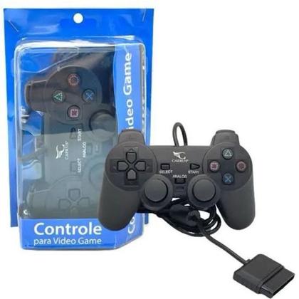 Imagem de Controle Para Ps2 Joystick Com Fio e Analógico Dualshock