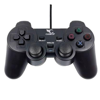 Imagem de Controle Para Ps2 Joystick Com Fio e Analógico Dualshock