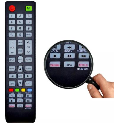 Imagem de Controle Para Tv HQ Smart Android Hk320df Hqs32nkh Hqs43nkh