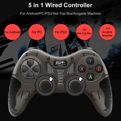 Imagem de Controle Pc Gamer Usb Celular Joystick Compatível P3 Console JOY-DGN