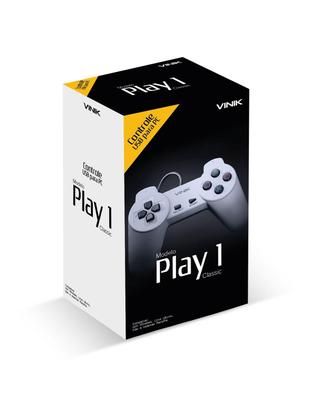 Imagem de Controle Pc Usb Ps1/playstation 1 Cinza - Retrô - Vinik Play 1 Cinza