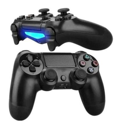 Imagem de Controle Play 4 Com Fio Compatível Ps4 Led Joystick Video Game Pc Note