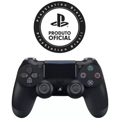Controle Playstation Dualshock 4 Preto Jet Black - Controle PS4 - Sony