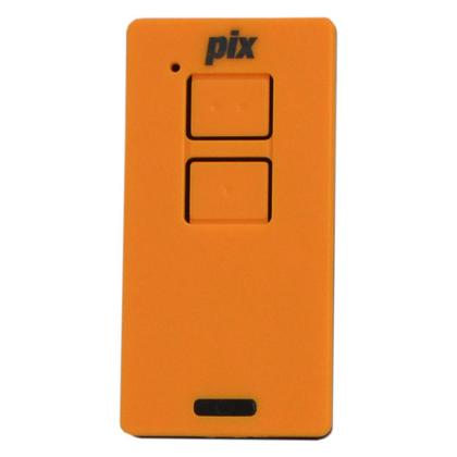 Imagem de Controle Portão Alarme Cerca Elétrica 2 Canais Tx Pix 433,92mhz Code Learn Garen Ppa Rcg Seg Laranja