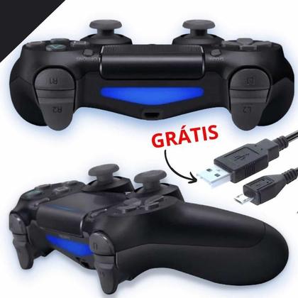 Imagem de Controle Preto Com Ps4 Manete Sem Fio -