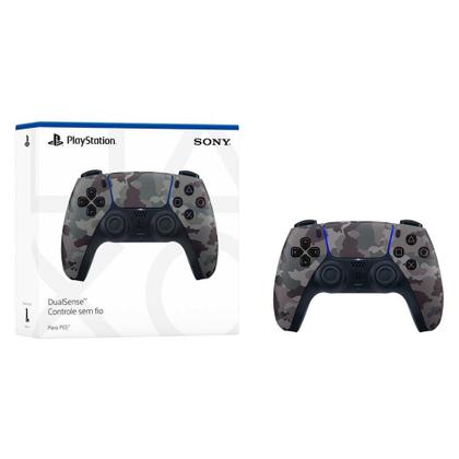 Imagem de Controle PS5 sem Fio DualSense Gray Camouflage PlayStation