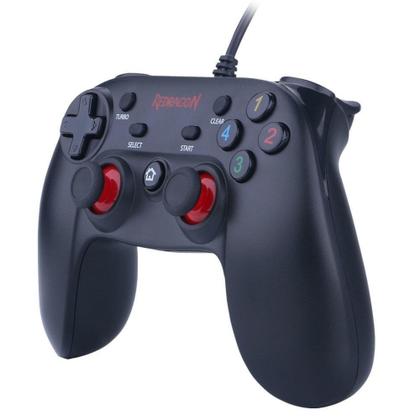 Imagem de Controle Redragon Saturn PC/PS3 Preto Fosco/Vermelho - G807