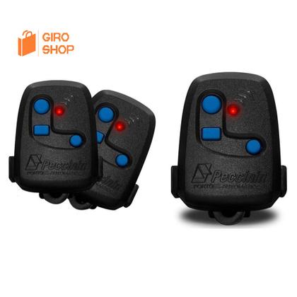 Imagem de Controle Remoto 3c Preto Para Portão/Motor Eletrônico Nice Peccinin Gatter Original 433mhz - Acompanha Pilha - 3 Teclas
