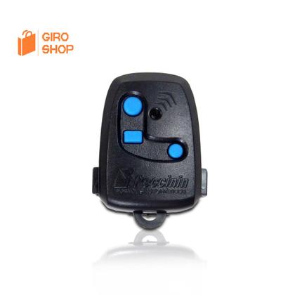 Imagem de Controle Remoto 3c Preto Para Portão/Motor Eletrônico Nice Peccinin Gatter Original 433mhz - Acompanha Pilha - 3 Teclas