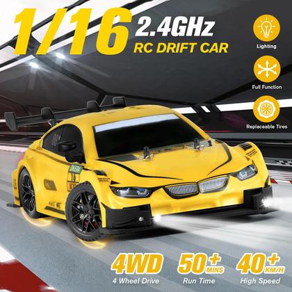 Controle remoto 4WD RC Drift Car PANKQQ escala 1:16 40 km/h