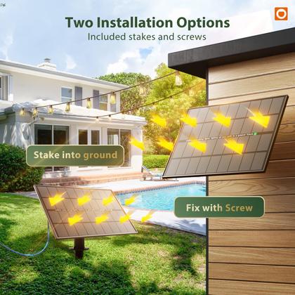 Imagem de Controle remoto à prova d'água Solar String Lights Addlon 60+4 LED 60m