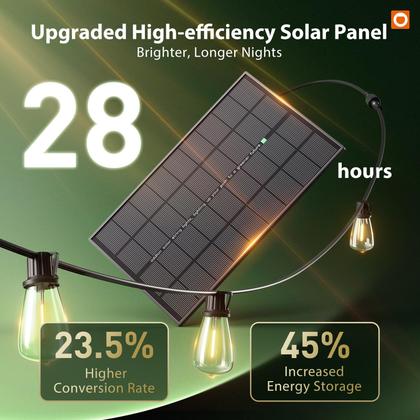 Imagem de Controle remoto à prova d'água Solar String Lights Addlon 60+4 LED 60m