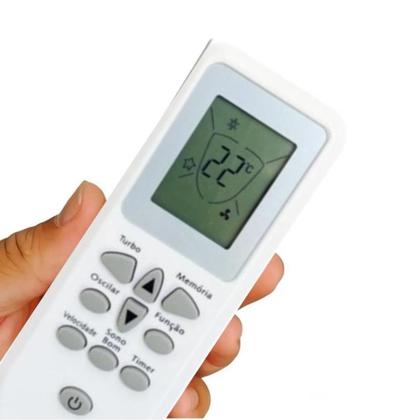 Imagem de Controle Remoto Ar Condicionado Compatível Com Consul Split Bem Estar Facilite Portátil Com Pilhas