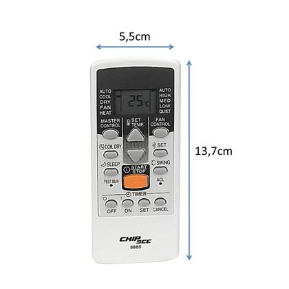 Imagem de Controle Remoto Ar Condicionado Para Uso Em Aparelhos Compatível AST9LSACW 0268885