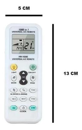 Imagem de Controle Remoto Ar Condicionado Universal Para Todas Marcas