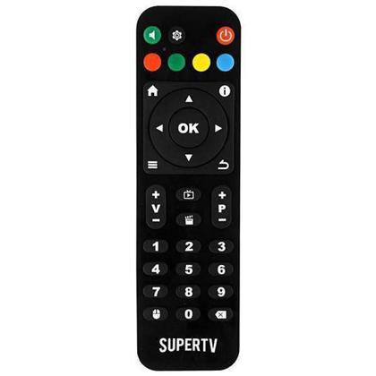 Imagem de Controle remoto compatível com  receptor super tv black