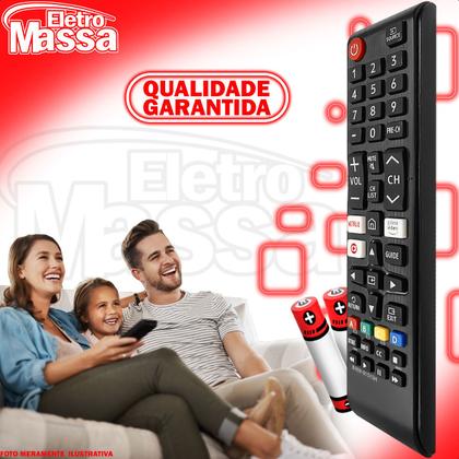 Imagem de Controle Remoto Compatível com Samsung Netflix Prime Video Globo Play Smart Kit 5 10 15 Un