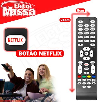 Imagem de Controle Remoto Compativel Com Tv Aoc Smart LE43S5977