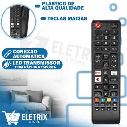 Imagem de Controle Remoto Compatível com Tv Samsung Bn5901315h Controle Remoto Para Tv Samsung Smart Com Prime Video