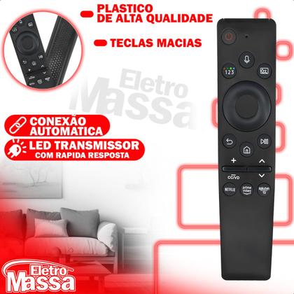 Imagem de Controle Remoto Compatível com Tv Samsung Smart Netflix Prime vídeo