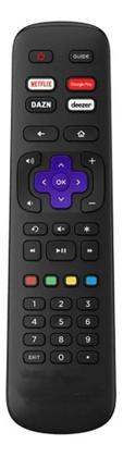Imagem de Controle Remoto Compatível Para Tv Aoc Roku Led Smart