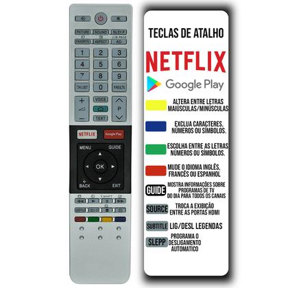 Imagem de Controle Remoto Compatível Para TV CT-8536