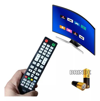 Imagem de Controle Remoto Compatível Para Tv Smart HQ Hqs43nkh Hqs32nkh Hk320df LE-7076 / Sky-9188