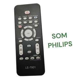 Imagem de Controle Remoto Compativel Som Mini HiFi System Philips  NTX600 / NTRX700X / NX5 / NX6