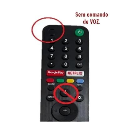 Imagem de Controle Remoto Compativel Tv Sony Rmf-tx500b Xbr 55x855g 55x955g 65x955g