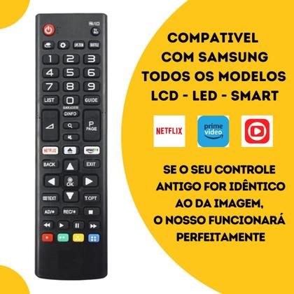 Imagem de Controle Remoto Compatível TvLG Smart Universal Pilhas