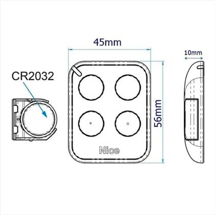 Imagem de Controle remoto era one duo 2 em 1 433,92 mhz e roling code