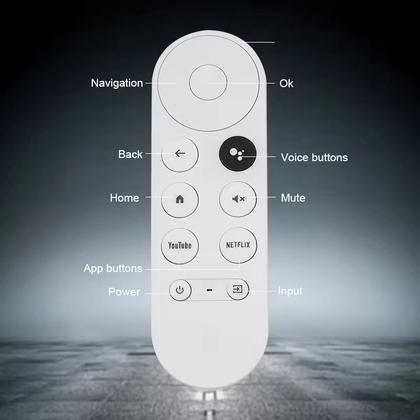 Imagem de Controle remoto google tv 4k com comando de voz
