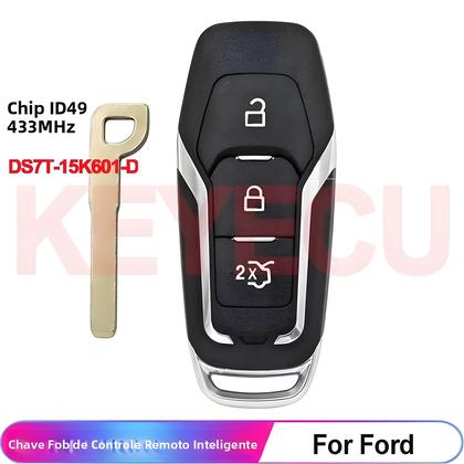Imagem de Controle Remoto Inteligente Para Carro Ford Mondeo Edge S-Max Galaxy 2014-2018 433MHz Com Chip ID49